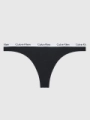 Dámská tanga Calvin Klein 3 pack QD3587/001(3)3