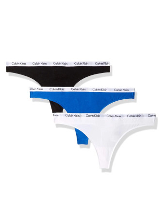 QD3587 - dámská tanga Calvin Klein 3 pack