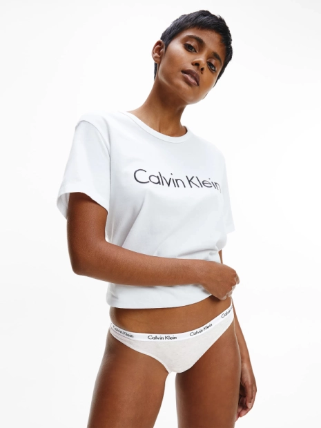 Dámská tanga Calvin Klein 3 pack QD3587/W5A(3)