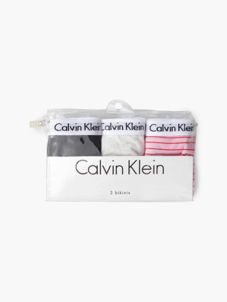 Dámské kalhotky Calvin Klein 3 pack QD3588/W5A(12)