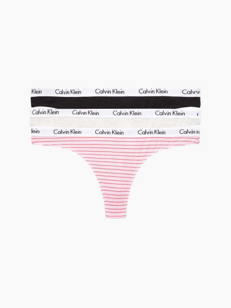 Dámská tanga Calvin Klein 3 pack QD3587/W5A(6)