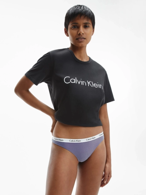 Dámská tanga Calvin Klein 3pack QD3587/1CX(3)