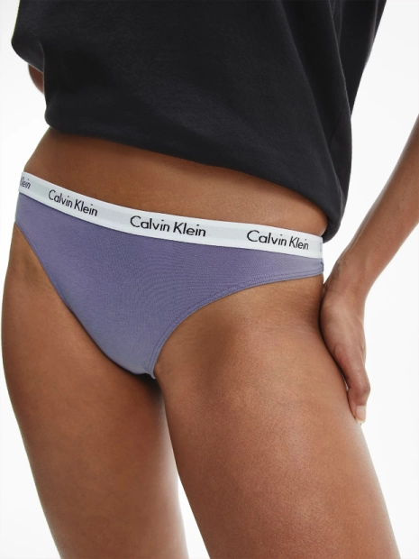 Dámská tanga Calvin Klein 3pack QD3587/1CX(4)