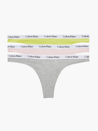 QD3587/13X - dámská tanga Calvin Klein 3 pack