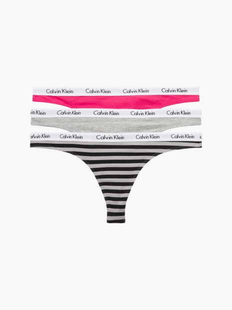 Tanga Calvin Klein 3 pack QD3587/658