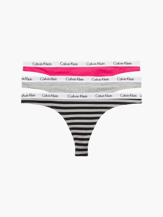 tanga Calvin Klein 3 pack - QD3587/658