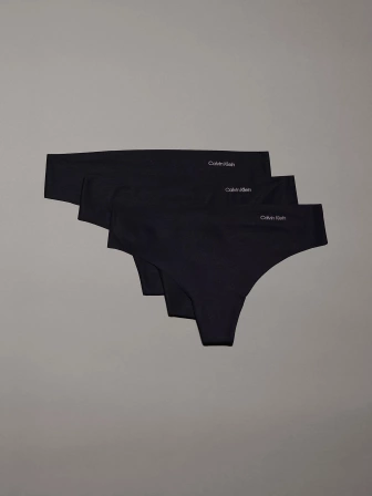 Dámská tanga Calvin Klein 3 pack QD3558/UB1 